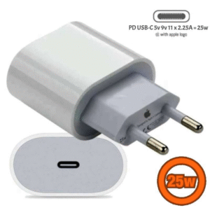 PD iphone charger 25w - عظمة شاحن ايفون 25 واط لها مدخل واحد