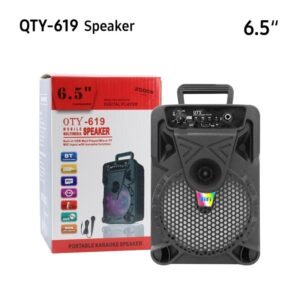 سماعة سبيكر OTY-619 بلوتوث - للوسائط المتعددة، مقاس 6.5 انش مزود بميكروفون