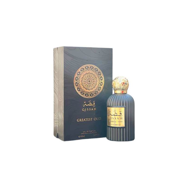 Qissa Greatest Oud EDP By Wadi Al Khaleej For Unisex100 ML-عطر قصة الأسود من وادي الخليج للجنسين سعة 100 مل
