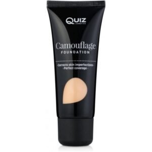 Quiz camouflage foundation 01 soft beige30 ml -فاونديشن درجه 01 سوفت بيج 30 مل