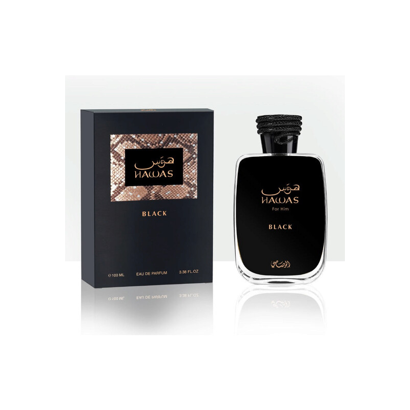 Hawas Black Eau De Perfume by Rasasi  for Men 100 ml