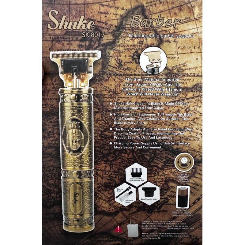Rechargeable Electric Hair Clipper-ماكينة حلاقة للرجال قابلة لإعادة الشحن