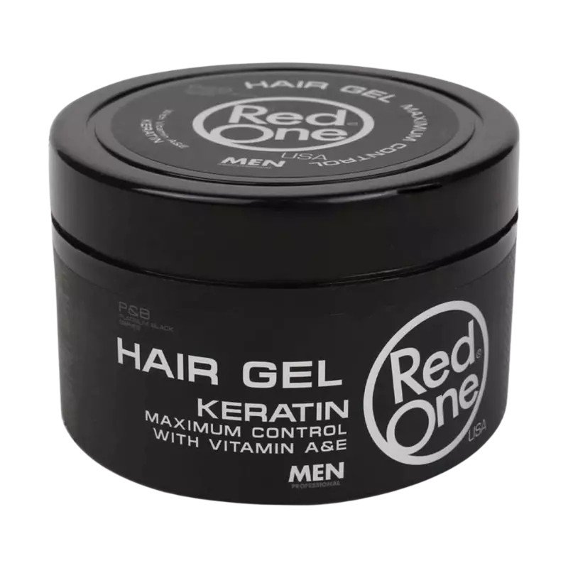 red one hair gel maximum control جل شعر شفاف بخلاصة الكرياتين