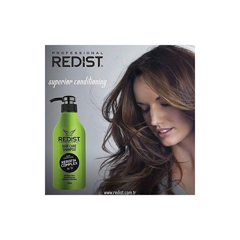 REDIST hair care shampoo keratin complex-شامبو كيراتين بدون املاح حجم ٥٠٠مل - Image 3