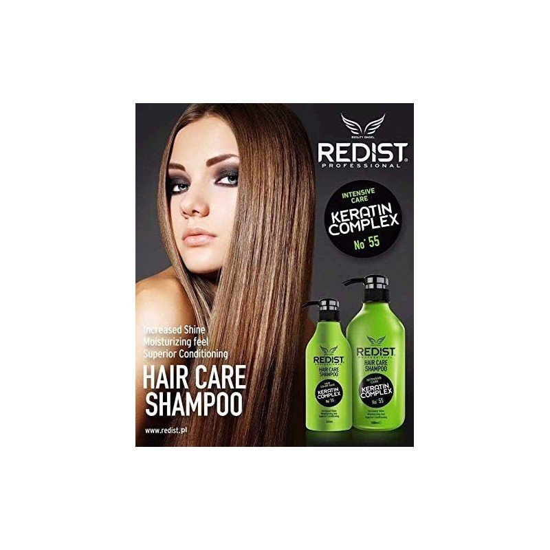 REDIST hair care shampoo keratin complex-شامبو كيراتين بدون املاح حجم ٥٠٠مل - Image 4