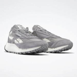 حذاء ريبوك كلاسيد ليذر ليجانسي لون رمادي - Reebok Classic Leather Legacy Shoes - Gray