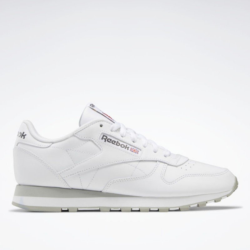 Reebok Unisex Classic Leather Shoes - حذاء ريبوك كلاسيك جلد للجنسين لون أبيض