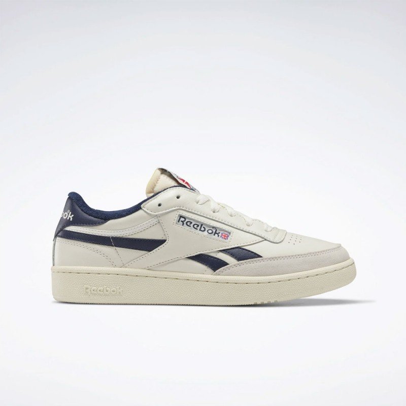 Reebok Men's Club C Revenge Vintage Shoes - حذاء ريبوك كلوب سي ريفينج للرجال لون أبيض وأزرق