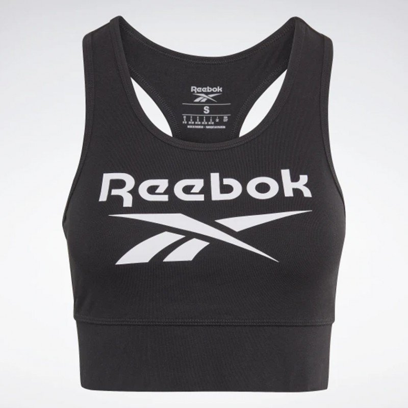 Reebok Women's Top Identity Bra- صدرية رياضية من ريبوك لون أسود‏