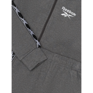 Reebok Kids' Big Intl 2Pc Fleece Set- Grey- طقم رياضي ريبوك للأطفال لون رمادي