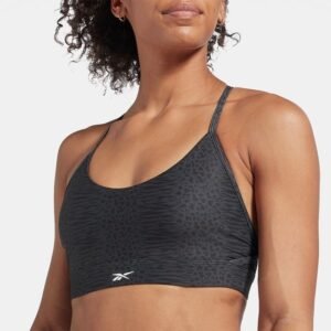 Reebok Sport LUX STRAPPY SPORTS MODERN SAFARI PRINT BRA