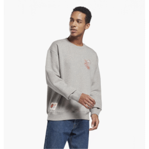 Reebok Men's x Looney Tunes Sweatshirt- Grey