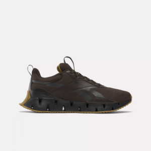Reebok Mens' Zig Dynamica STR Shoes - حذاء ريبوك زيج ديناميكا اس تي ار للرجال لون بني محروق ونعل أسود