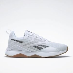 حذاء ريبوك نانو فلكس تي ار في 2 للنساء لون أبيض-Reebok Women's Nanoflex TR V2 Training Shoes White