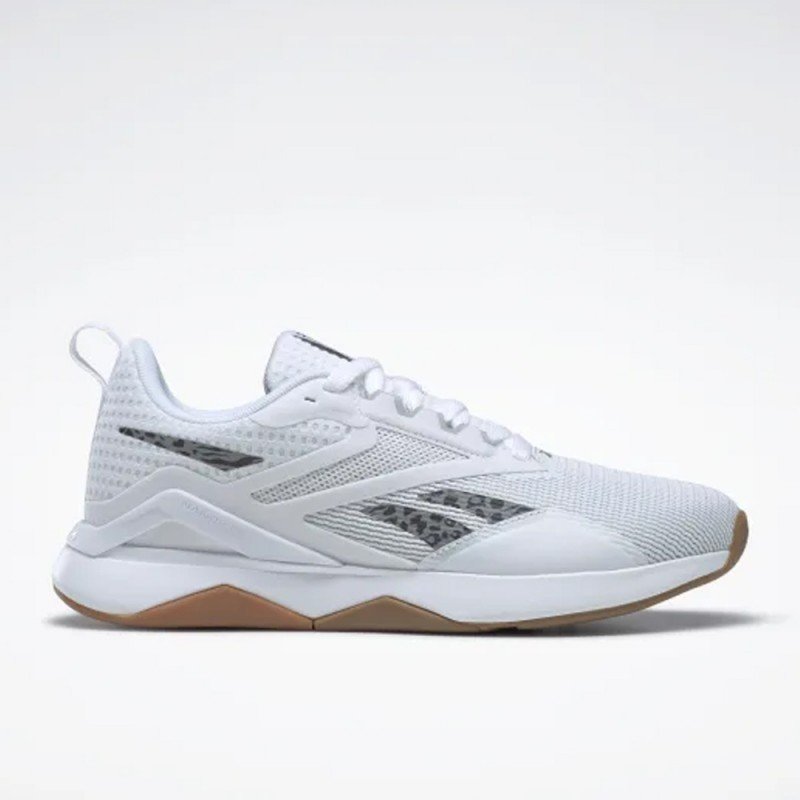 حذاء ريبوك نانو فلكس تي ار في 2 للنساء لون أبيض-Reebok Women's Nanoflex TR V2 Training Shoes White