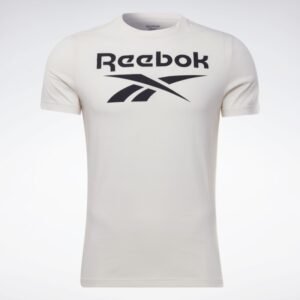 تيشيرت ريبوك ادينتتي بيج لوجو للرجال لون أبيض - Reebok Men's Identity Big Logo T-Shirt- White