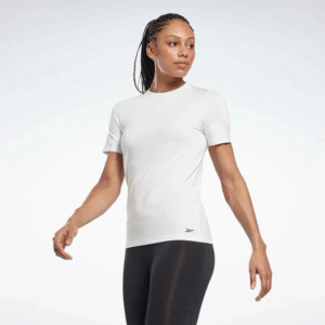 Reebok Women's ID Train Speedwick Short Sleeve T-Shirt – White