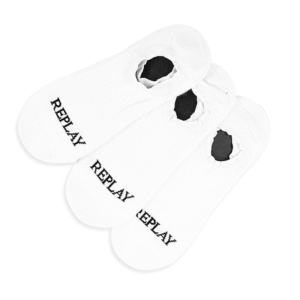 Replay Mens' Ballerina 3PP Socks - White