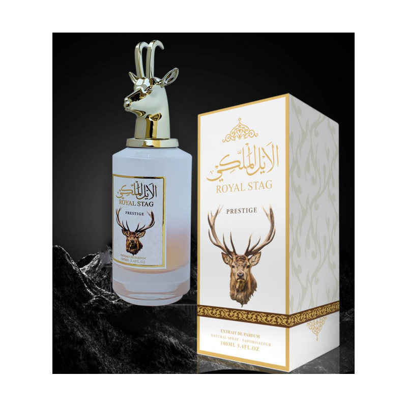 Royal Stag Prestige EDP By Wadi Al Khaleej For Unisex100 ML-عطر الايل الملكي من وادي الخليج للجنسين سعة 100 مل