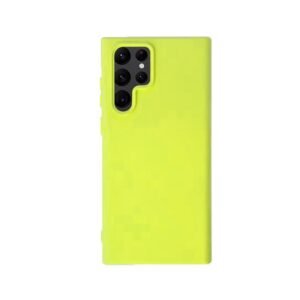 Samsung S22 Ultra Silicon Case - Bright Green