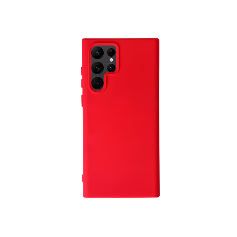 Samsung S23 Ultra Silicon Case - Red