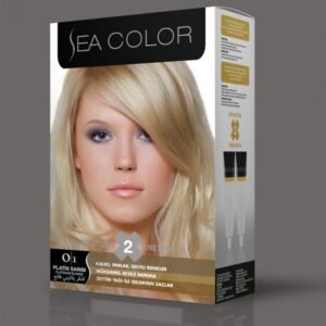 SEA COLOR صبغة شعر اشقر بلاتيني فاتح 0/1 100مل