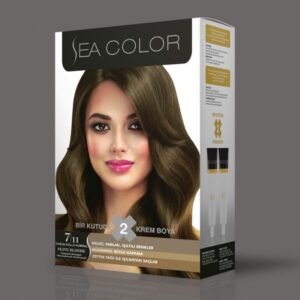 SEA COLOR صبغة شعر اشقر زيتوني 7/11 100مل