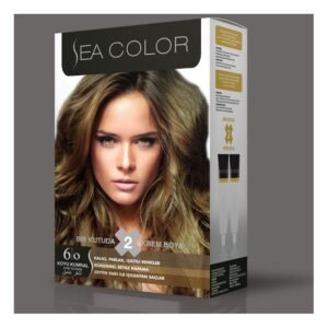 SEA COLOR صبغة شعر اشقر غامق 6/0 100مل