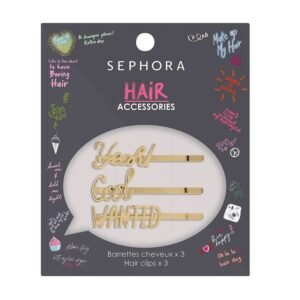 SEPHORA Hair Clips 3 pieces