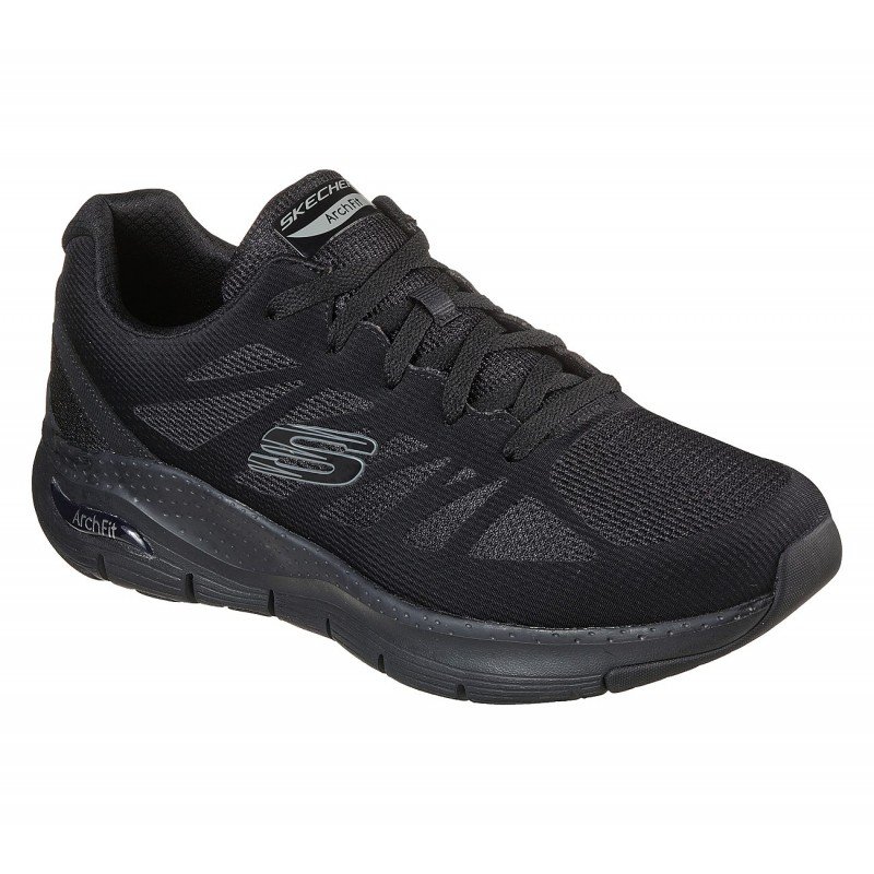 حذاء سكيتشرز ارتش فيت – تشارج باك للرجال لون أسود- Skechers Men's Arch Fit - Charge Back Shoes