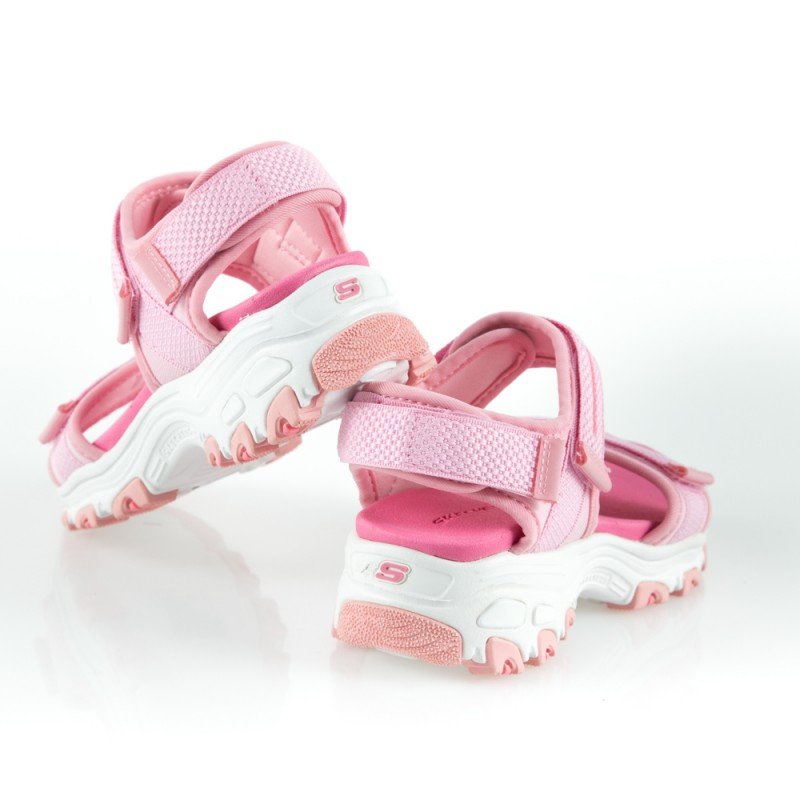 Skechers Kids' D'Lites - Cosmic Splash Sandal- صندل سكيتشرز دي لايت كوسميك سبلاش للأطفال لون زهري