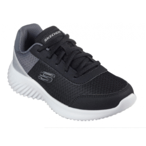 Skechers Kid's Bounder Shoes -حذاء سكيتشرز باوندر للأطفال لون أسود ونعل أبيض