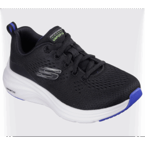 Skechers Kids' Boy's Vapor Foam Shoes - حذاء سكيتشرز فابور فوم للأطفال لون أسود ونعل أبيض