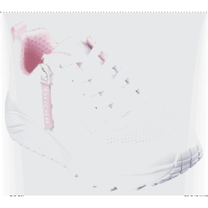 Skechers Kids Gril Uno Lite - Easy Zip Shoes - حذاء سكيتشرز أونو لايت- ايزي زيب للأطفال لون أبيض