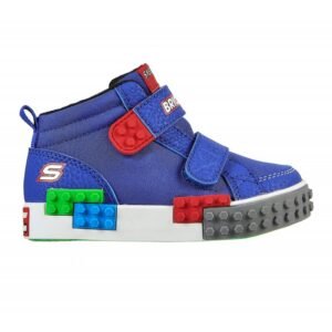 Skechers Kids' Kool Bricks - Lil Constructor Shoes  - حذاء سكيتشرز كول بريكس- ليل كونستركتر للأطفال لون أزرق