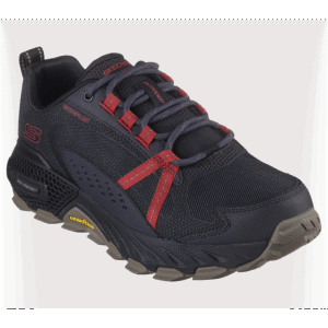 Skechers Men's 3D Max Protect Shoes - حذاء سكيتشرز 3 دي ماكس بروتيك للرجال لون اسود ورمادي