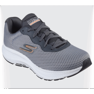 Skechers Men's GO RUN CONSISTENT 2.0 Shoes - حذاء سكيتشرز جو رن كونيستينت 2.0 للرجال لون رمادي ونعل أبيض