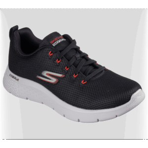 Skechers Men's GO WALK Flex - Vespid Shoes - حذاء سكيتشرز جو ووك فليكس- فيسبيد للرجال لون أسود ونعل أبيض