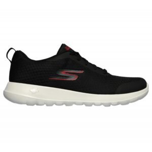 Skechers Men's GOwalk Max - Otis Shoes - حذاء سكيتشرز جو ووك ماكس- اوتيس للرجال لون اسود ونعل ابيض