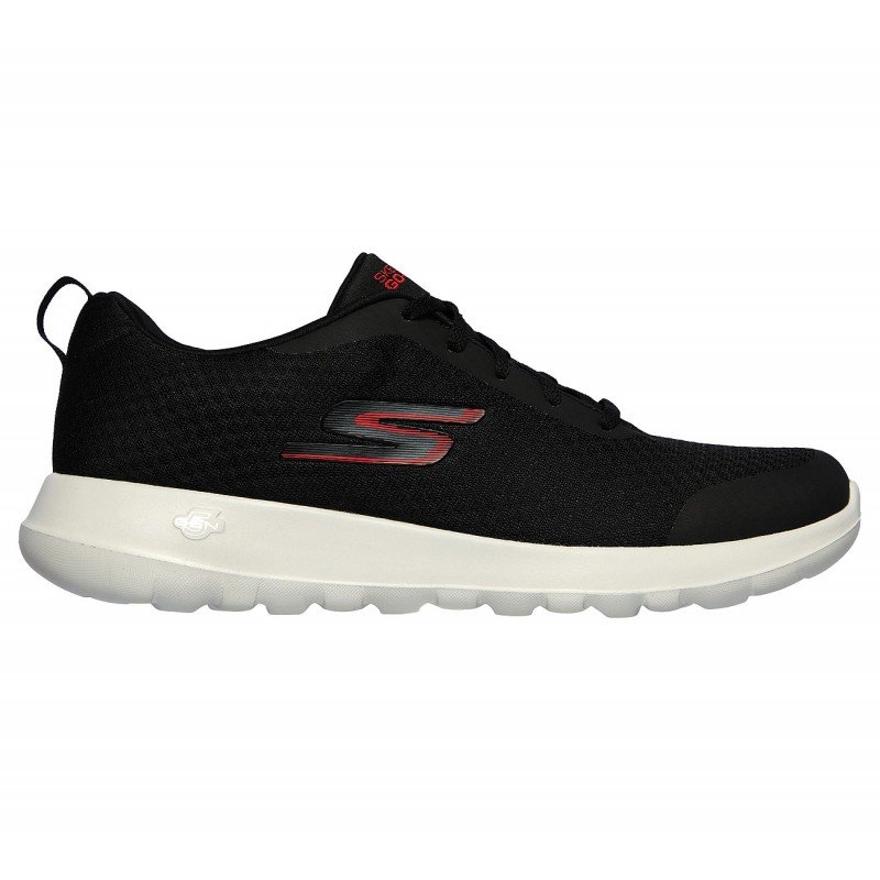 Skechers Men's GOwalk Max - Otis Shoes - حذاء سكيتشرز جو ووك ماكس- اوتيس للرجال لون اسود ونعل ابيض