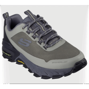 Skechers Men's Max Protect - Liberated Shoes - حذاء سكيتشرز ماكس بروتكت للرجال لون زيتي ورمادي وأسود