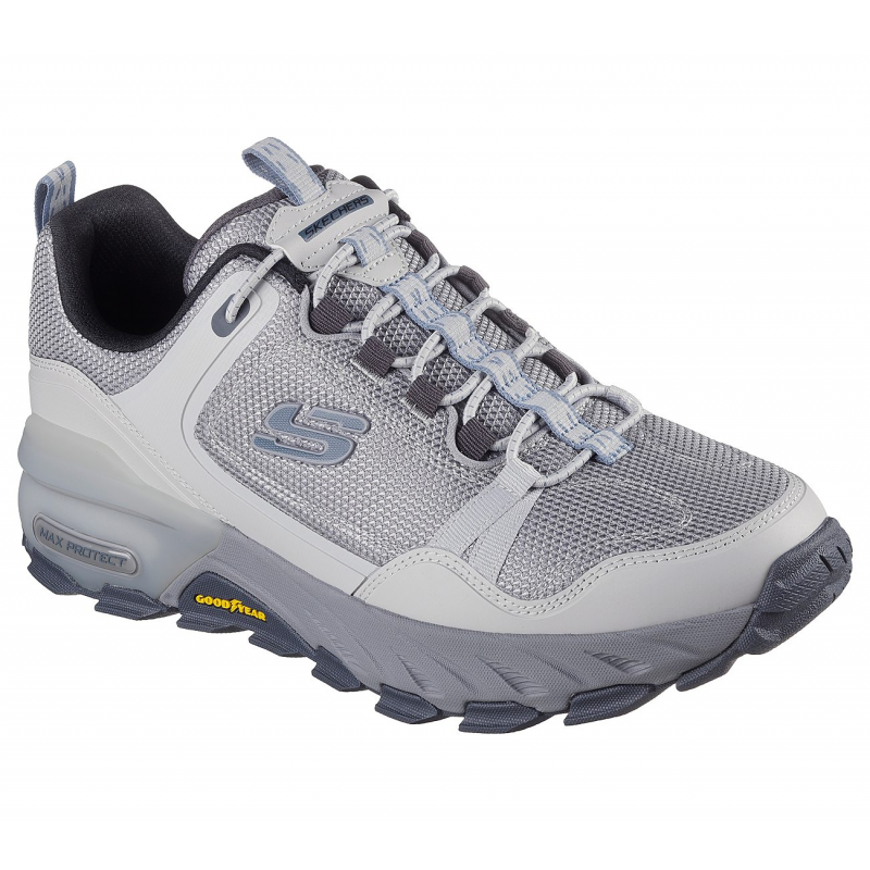 Skechers Men's Max Protect Shoes -حذاء سكيتشرز ماكس بروتيكت للرجال لون رمادي وبيج