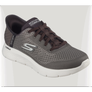 Skechers Men's Slip-ins: GO WALK Flex - New World Shoes - حذاء سكيتشرز سليب انس جو ووك فليكس- نيو ورلد للرجال لون بني