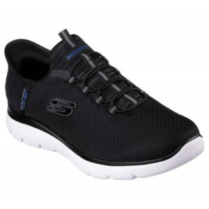 Skechers Men's Slip-ins: Summits - High Range Shoes - حذاء سكيتشرز سليب ان: سوميتس– هاي رينج للرجال لون أسود
