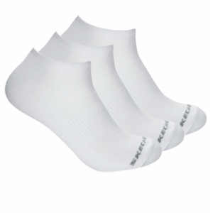 Skechers Mens (41-46) 3 Pairs Socks - White
