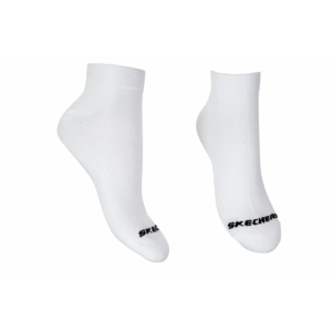 Skechers Mens' NON TERRY QTR CREW (41-46) 3 Pairs Socks - White