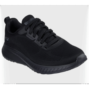 Skechers Mens' Work Relaxed Fit: Squad Chaos Slip Resistant - Fellker Shoes - حذاء سكيتشرز ورك ريلاكس فيت: سكواد للرجال لون أسود