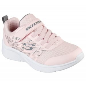 Skechers Kid's Microspec - Bright Runner Shoes - حذاء سكيتشرز ميكرو سبيس- برايت راننر للأطفال لون زهري فاتح