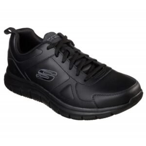 حذاء سكيتشرز تراك هاي اوفر تايم للرجال لون أسود - Skechers Men's Track High Overtime Shoes