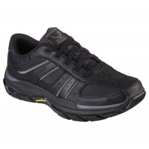 Skechers Men's Relaxed Fit: Respected - Edgemere Shoes  - حذاء سكيتشرز ريلاكس فيت: ريسبيكتد للرجال لون أسود
